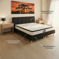 Combo Colchón EveRest Pillow + Base Cama Dividida + Cabecero